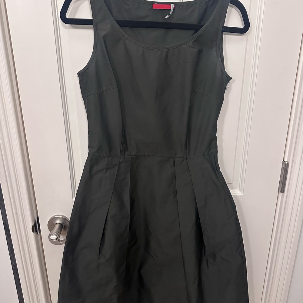 Prada Dark Green Midi Dress